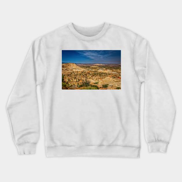 Utah State Route 12 Scenic Drive Crewneck Sweatshirt by Gestalt Imagery